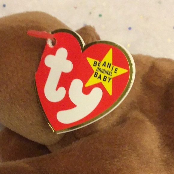TY Original Beanie Baby retired vintage 1993, new w tags , CUBBIE, - Picture 3 of 8